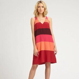 BCBG Max Azria Chancey Chili Combo 100% SILK Strip